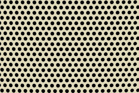Background / Texture of perforated sheet of the front of a loudspeaker. Suitable for a wide variety of colors.の写真素材