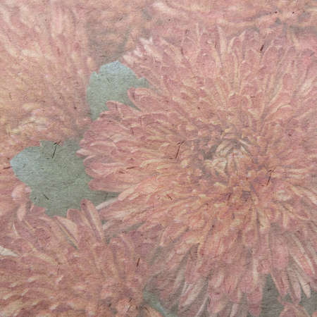 vintage wallpaper background with Colorful dahlia flowerの写真素材