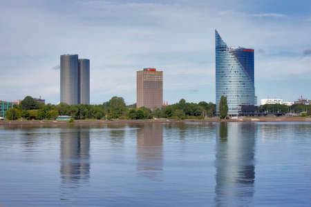Riga, Latvia - June 30, 2016: Central Building Swedbank In Riga, Latvia. Swedbank Has 9.5 Million Retail Customers And 622,000 Corporate Customers In Sweden, Estonia, Latvia, And Lithuania.のeditorial素材