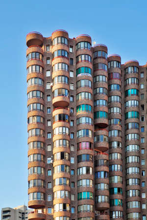 Benidorm, Spain - July 20, 2015: The skyscraper. Benidorm is a coastal city in Alicante. Benidorm is...