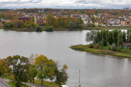 YAROSLAVL, RUSSIA - Septermber 20, 2016: Yaroslavl is one of the oldest Russian cities, founded in the XI century. The Museum-reserve Yaroslavl Kremlin. View from the bell tower.のeditorial素材