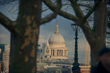 LONDON, ENGLAND - December 18 , 2017 St Paul's Cathedral, London, UKのeditorial素材