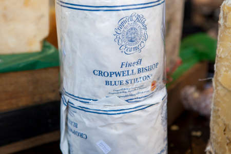 LONDON, ENGLAND - December 18 , 2017 finest cropwell bishop blue stiltonのeditorial素材