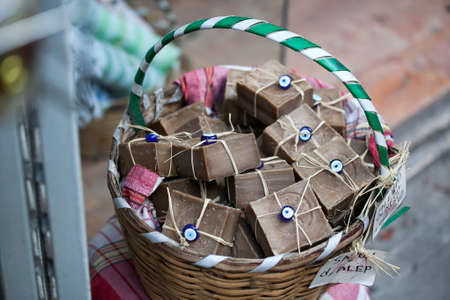 the hand-made Soap souvenir in Istanbul, Turkeyの写真素材