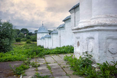 Pereslavl-Zalessky, Yaroslavl Oblast, Russia, - 19 July, 2020, Troitse-Danilov Monastery. The town is located on the southeastern shore of Lake Pleshcheyevo founded in 1152 by Prince Yury Dolgorukyのeditorial素材