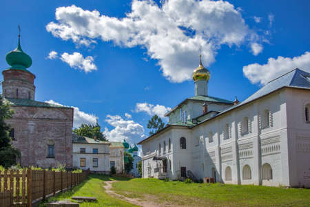 Borisoglebsky, Yaroslavl region, Russia, - 26 July 2020, Orthodox monastery of Boris and Gleb...