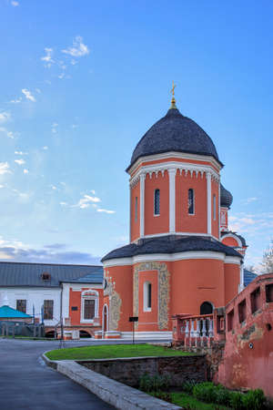 Moscow, Russia - 08 May, 2021, Vysokopetrovsky Monastery is a Russian Orthodox monastery in the Bely...