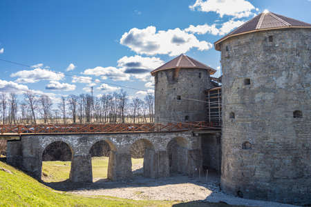 St. Petersburg, Russia - 01 May 2022, fortress Koporye. Neighborhoods of St. Petersburg and the Leningrad Region.のeditorial素材