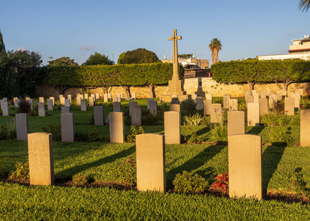 Haifa, Israel - 20 July 2022, A monument for soldiers who died during the British mandate...