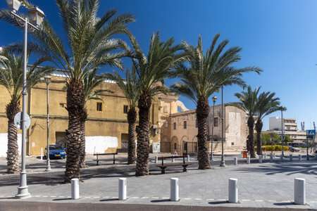 Haifa, Israel - 09 March 2023 The monastery of the Discalced (barefoot) Carmelites in Paris square, downtown Haifa, Israelのeditorial素材