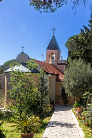 Orthodox Church, Prophet Elijah in Haifaのeditorial素材