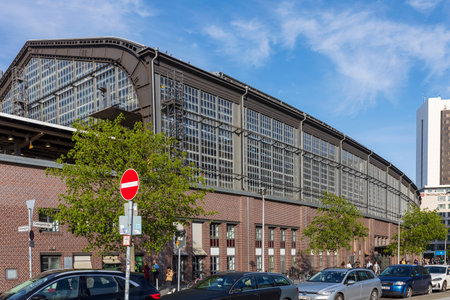 Berlin, Germany - 02 April 2024,  Train station Berlin Friedrichstrasseのeditorial素材