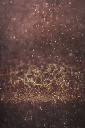 Abstract brown background with a grunge effectの写真素材