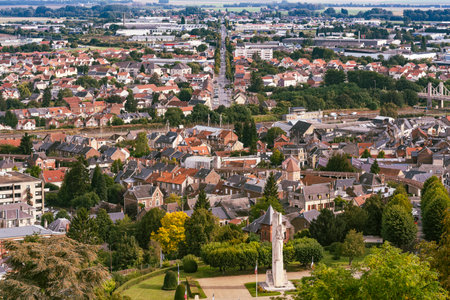 An overlook from medieval city of LAON France