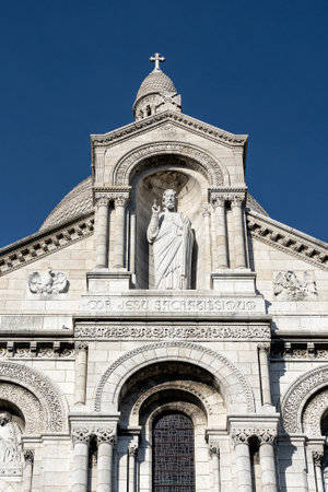 Basilica of the Sacred Heart of Parisの写真素材