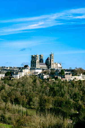 A view of the city of Carcassonne in France.