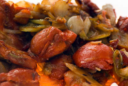 Oriental food, chinese chicken, close -  upの写真素材