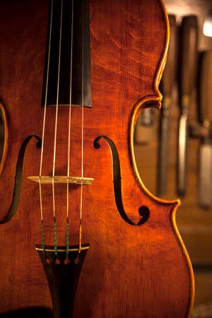 Handmade Violinの写真素材