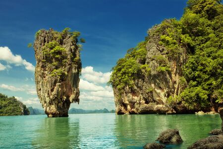 View of nice tropical  island  in summer environment の写真素材