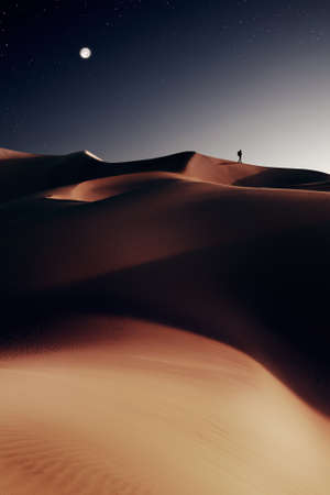 view of nice sands dunes at Sands Dunes National Parkの写真素材