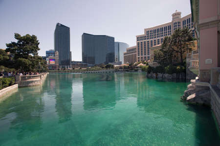 Las Vegas,Nevada,USA âMay 2014: Photo of  Paris Hotel in Las Vegas. Paris Las Vegas is a casino hotel in the Las Vegas Strip in Paradise, Nevada. It is owned and operated by Caesarのeditorial素材