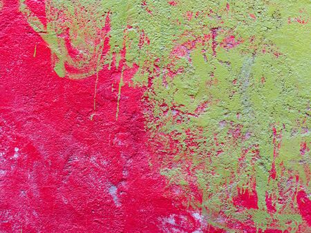 Grunge red wall background texture background.の写真素材