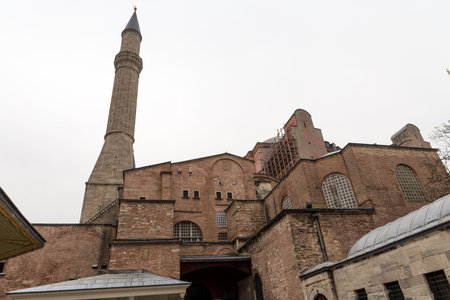 Hagia Sophia mosque at Istanbul Turkeyのeditorial素材