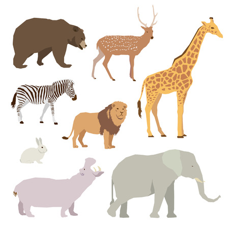 Animal vector setのイラスト素材