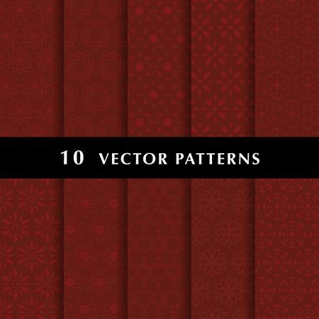 Luxury vector patterns packのイラスト素材