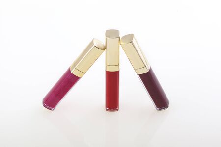 the beautiful pink  lipsticks setの写真素材