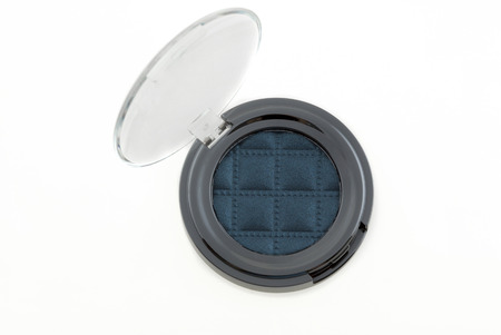 Eye shadows in box isolated on whiteの写真素材