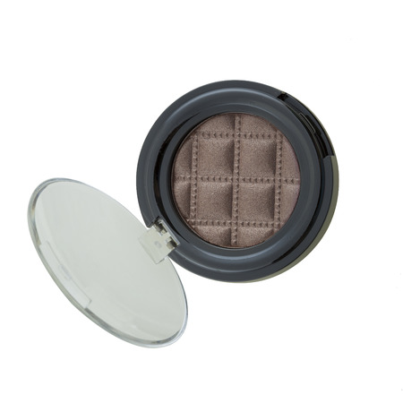 Eye shadows in box isolated on whiteの写真素材