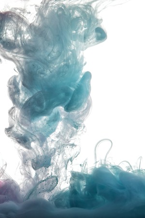 color splashes of inkの写真素材