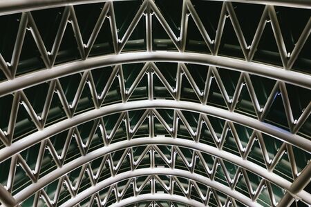 Tbilisi, Georgia - September 16, 2018: glass Peace Bridge at night in Tbilisi, Georgiaのeditorial素材