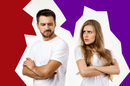 couple argued and resent each other.