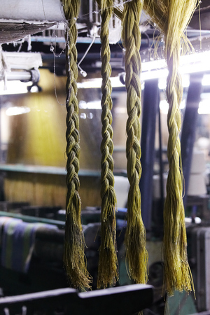 Old vintage cloth manufactureの写真素材