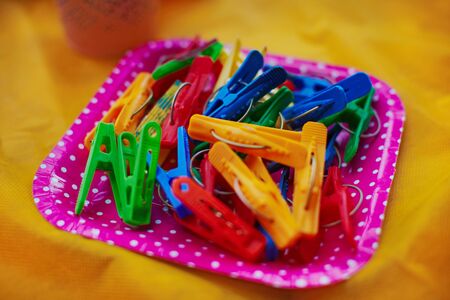 Ð¡lothespins very colorful