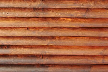 Wood wall texture from round shape logs