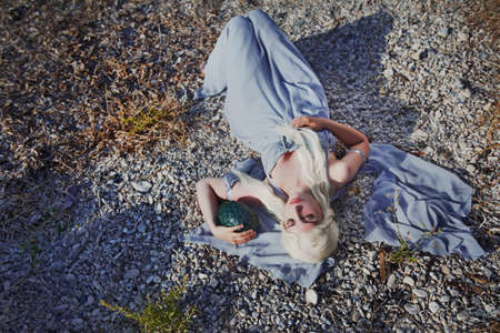 Istanbul, Turkey - 12 July 2015: Comic convention 2015 Cosplay costume of Dyenerisのeditorial素材