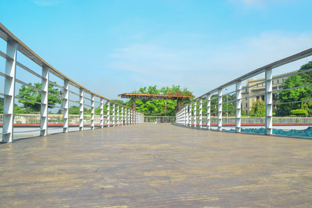 Rizal Park, Manila, Philippines July 2, 2014: The pathway to the giant Philippine map at Rizal Park along Taft Ave., Manila, Philippinesのeditorial素材