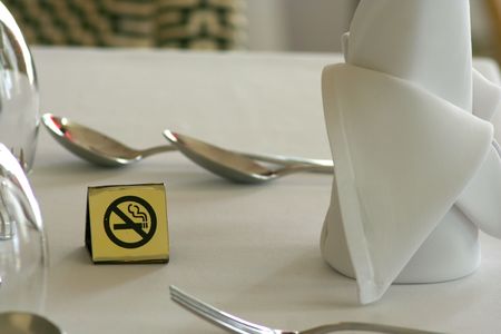 restaurant tableの写真素材