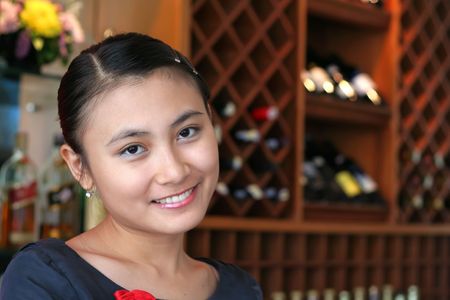 bar staffの写真素材