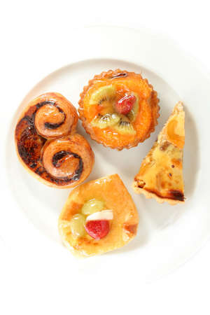 pastry brads and cakesの写真素材