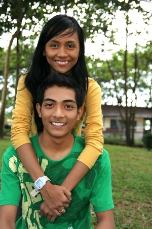 asian couple