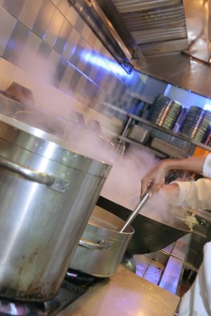 cooking boilingの写真素材