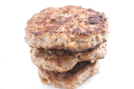 grilled meat for hamburger