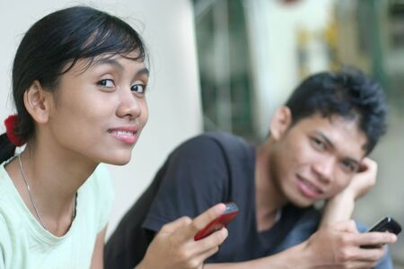friend and mobile phone