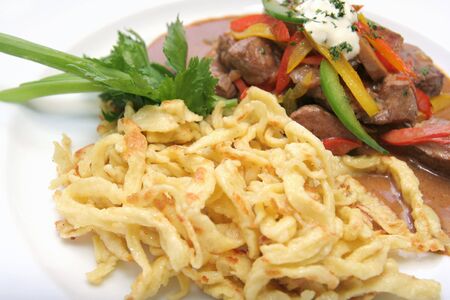 Beef Stroganoff or Stroganovの写真素材