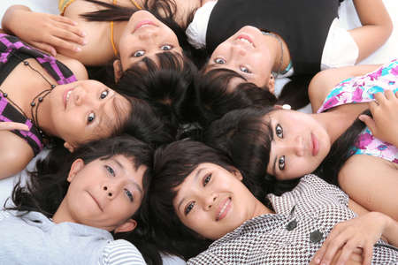 happy peopleの写真素材