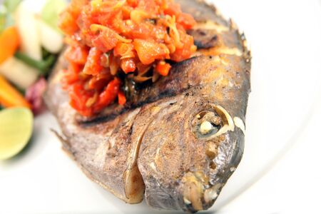 grilled fish seafood